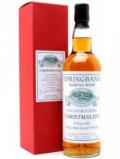 A bottle of Springbank 8 Year Old / Madeira Wood / Bot.Christmas 2004 Campbeltown Whisky