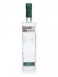 A bottle of Square One Basil Vodka