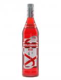 A bottle of Stoli Red Vodka Liqueur