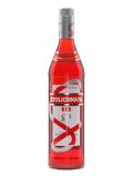 A bottle of Stoli Red Vodka Liqueur