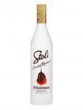 A bottle of Stolichnaya Chocolat Razberi Vodka