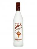 A bottle of Stolichnaya Salted Caramel Vodka