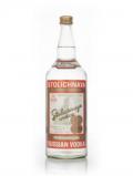 A bottle of Stolichnaya Vodka - 1970s 1l