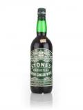 A bottle of Stone's Original Green Ginger Wine - 1970s