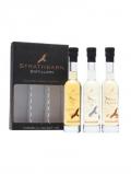 A bottle of Strathearn Gin Set / 3x20cl