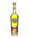 A bottle of Strega Liqueur