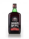 A bottle of Stükaberg Herbal Schnapps