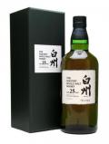 A bottle of Suntory Hakushu 25 Year Old