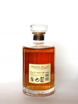 Suntory Hibiki 12 year Back side