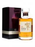 A bottle of Suntory Hibiki 12 Year Old / 50cl Bottle Blended Japanese Whisky