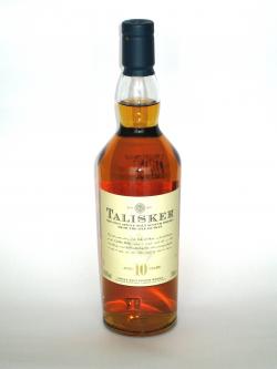 Talisker 10 year Front side