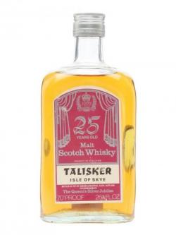 Talisker 25 Year Old / Silver Jubilee / Gordon& Macphail Island Whisky