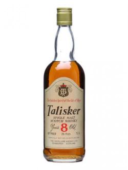 Talisker 8 Year Old / Clear Glass / Bot.1970s Island Whisky