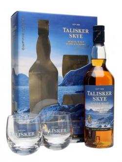 Talisker Skye / 2 Glass Pack Island Single Malt Scotch Whisky