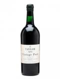 A bottle of Taylor 1970 Vintage Port