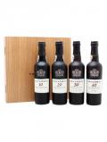 A bottle of Taylor's A Century of Port / 10, 20, 30 & 40 Year Old Tawny Ports