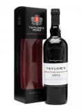 A bottle of Taylor's LBV (Late Bottled Vintage) Port