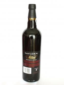 Taylor's Select Reserve Port Back side