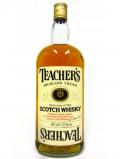 A bottle of Teacher S Highland Cream Old Bar Size Bottling