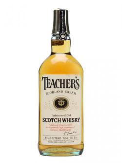 Teacher's / Bot.1970s / Gold Cap / Red Text