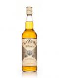 A bottle of The Claymore Blended Whisky