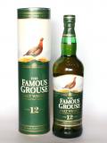 A bottle of The Famous Grouse 12 year