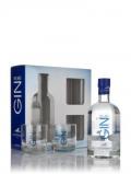 A bottle of The Lakes Gin Gift Pack with 2 Glasses