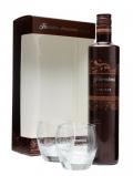 A bottle of Thornton's Chocolate Liqueur / 2 Glass Pack