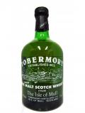 A bottle of Tobermory Isle Of Mull Malt Scotch