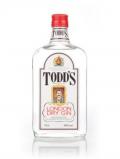 A bottle of Todd's London Dry Gin - 1970s