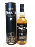 A bottle of Tomatin 12 year