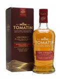 A bottle of Tomatin Cask Strength Edition / New Presentation Highland Whisky