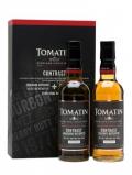 A bottle of Tomatin Contrast 2 pack Highland Single Malt Scotch Whisky