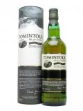 A bottle of Tomintoul Peaty Tang Speyside Single Malt Scotch Whisky