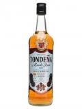 A bottle of Tondena Dark Manila Rum