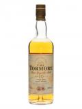 A bottle of Tormore 10 Year Old / Light Blue Label Speyside Whisky