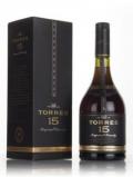 A bottle of Torres 15 Reserva Privada Imperial Brandy