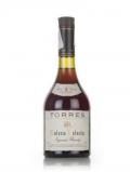 A bottle of Torres 5 Solera Selecta Imperial Brandy - 1980s