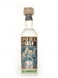 A bottle of Trojka Vodka - 1970s