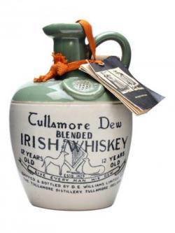 Tullamore Dew 12 Year Old Ceramic Decanter / Bot.1960s