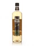 A bottle of Two Fingers Gold Tequila