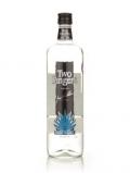 A bottle of Two Fingers Silver Tequila