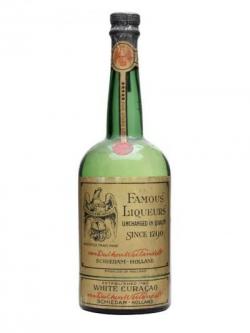 Van Dulken White Curacao Liqueur / Bot.1940s