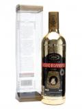 A bottle of Velho Barreiro Gold Deluxe Cachaca / 10 Year Old