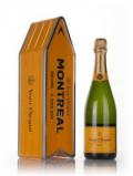 A bottle of Veuve Clicquot Brut Yellow Label - Montreal Clicquot Arrow