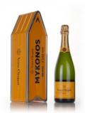 A bottle of Veuve Clicquot Brut Yellow Label - Mykonos Clicquot Arrow