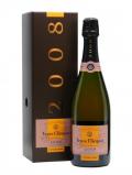 A bottle of Veuve Clicquot Rose 2008 Vintage Champagne / Gift Box