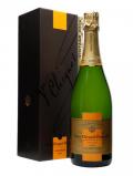 A bottle of Veuve Clicquot Vintage 2004 Champagne