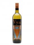 A bottle of Vya / Whisper Dry Vermouth