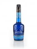 A bottle of Wenneker Blue CuraÃ§ao